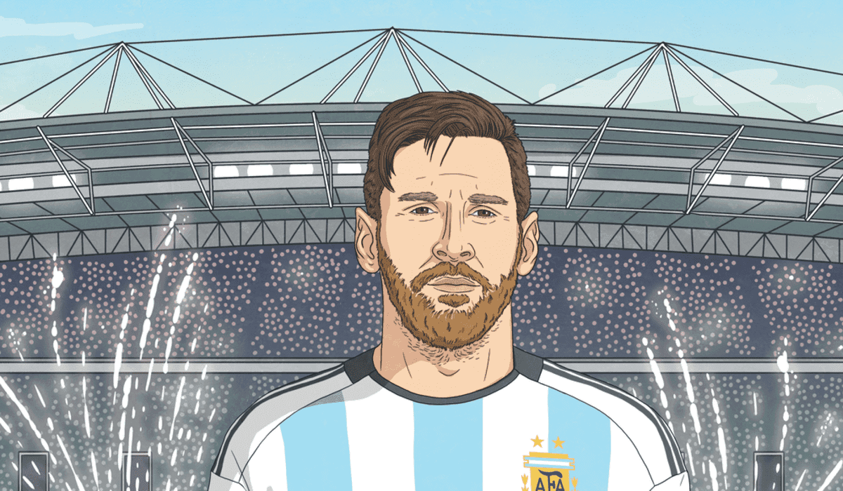 Messi Career Journey Net Art